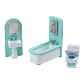 Conjunto Baño De Madera
