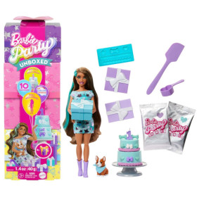 Barbie Party Unboxed Muñeca Azul
