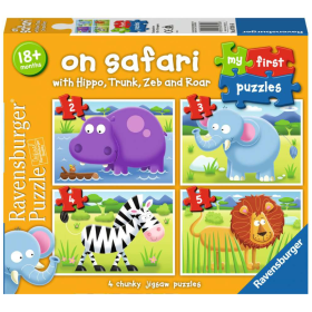 Safari Mi Primer Puzzle 2/3/4/5 Pzs De Ravensburger