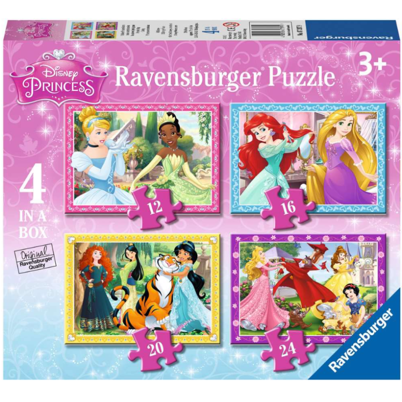 Puzzle Disney Princesas 10/12/14/16 Pzs De Ravensburger