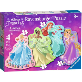 Puzzle Progresivo Princesas Disney 10/12/14/16 Pzs