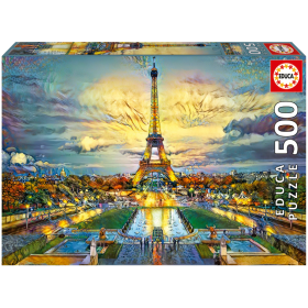 Puzzle Torre Eiffel 500 Pzs De Educa