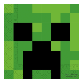 Servilletas Minecraft 33x33 Cm De Party