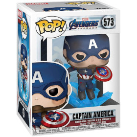 Funko Pop Capitán América con Brokenshie