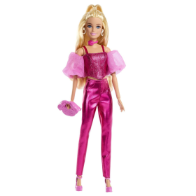 Barbie Deluxe Conjunto Rosa Metalizado De Mattel