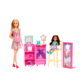 Barbie Y Chelsea Puesto De Maquillaje De Mattel