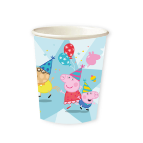 Vasos Peppa Pig Party 250 Ml 8 Uds