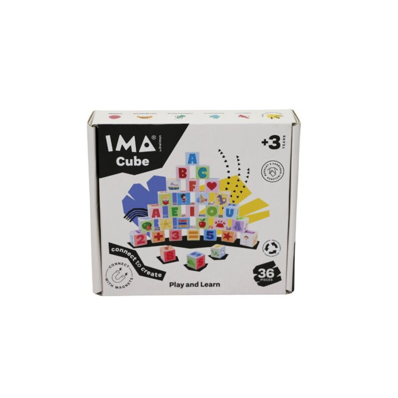 Imanix Ima Cube It Letras 36Pcs