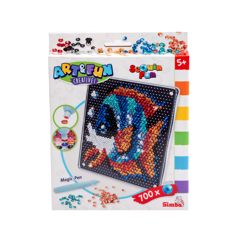 Set Creativo Pez Lentejuelas