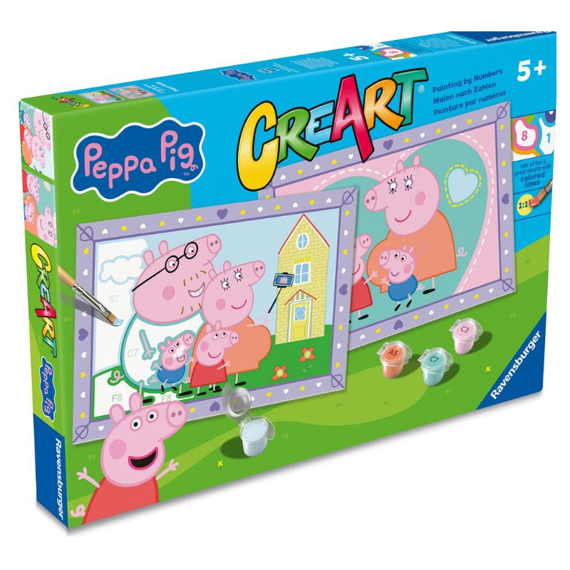 Pintar Por Números CreArt Peppa Pig