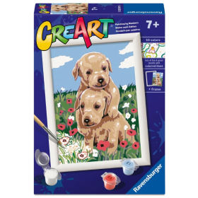 Pintar Por Números CreArt Golden Retriever