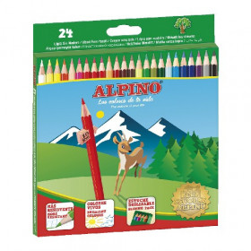 Estuche 24 Lápices Colores Alpino WF