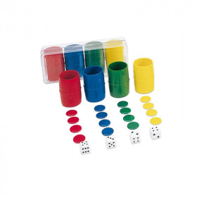 Accesorios Parchís Caja Rectangular 4 Jugadores