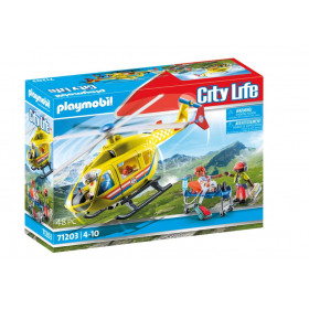 PLAYMOBIL CITY LIFE HELICOPTERO RESCATE