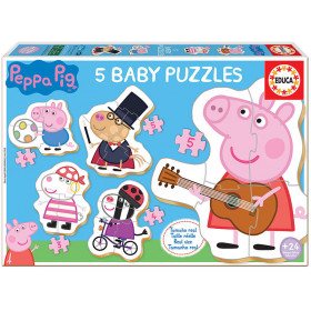 PUZZLE BABY PEPPA PIG 2 3-5 PIEZAS