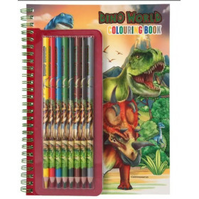 Dino World Libro De Colorear