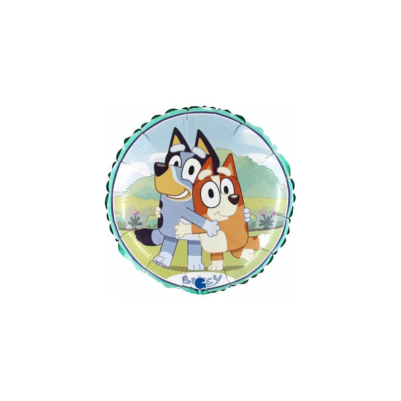 GLOBO BLUEY Y BINGO 35X35 CM