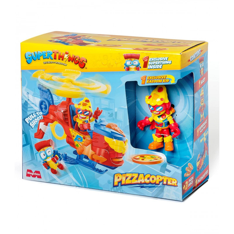 SUPERTHINGS PLAYSET 1X8 PIZZACOPTER