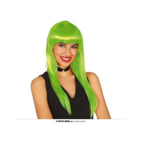 peluca verde pelo largo