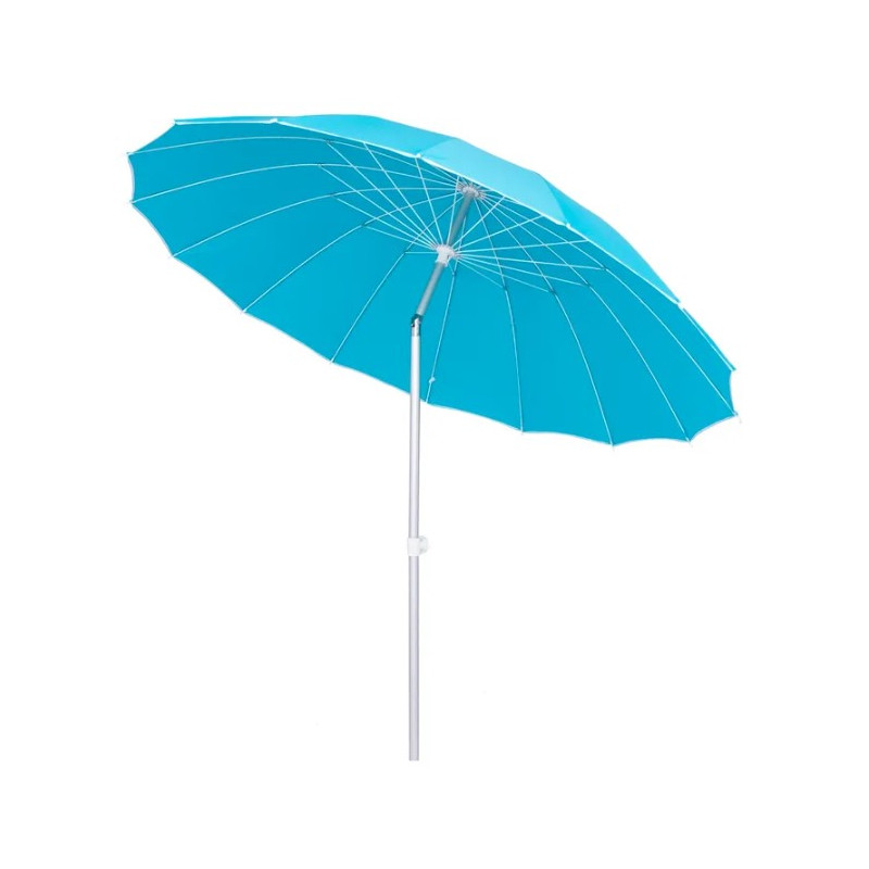 Parasol Fibra Carbono Azul 250cm