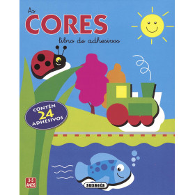 AS CORES LIBRO DE ADHESIVOS